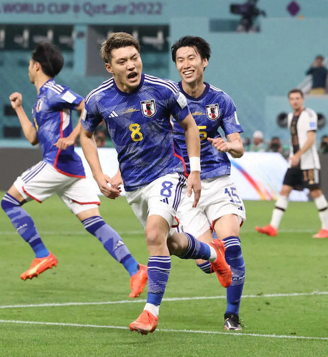 【画像・写真】森保ジャパン歴史的1勝　堂安だ!浅野だ!!ドイツを逆転2―1　優勝国から史上初の勝ち点奪取