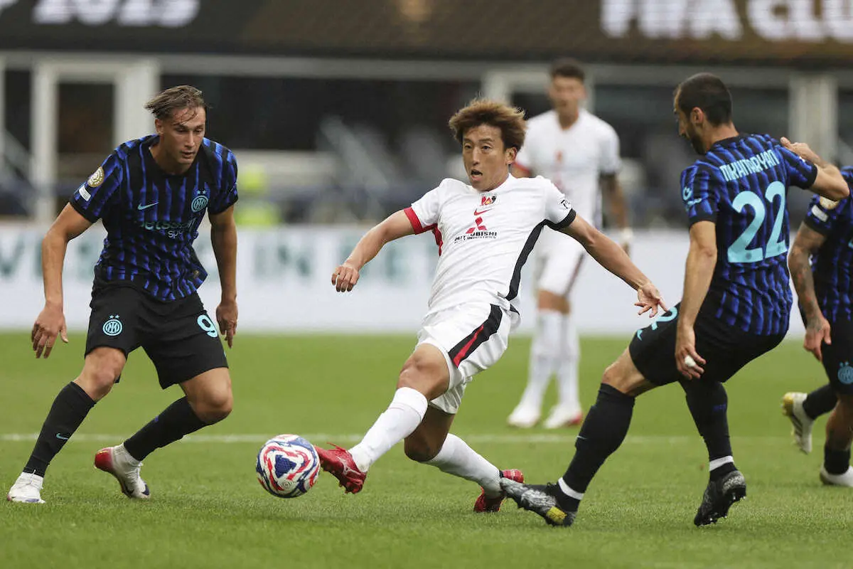 【画像・写真】【クラブW杯】世界を驚かせた!?インテルから先制弾　浦和“前橋育英コンビ”が話題「群馬の誇り」