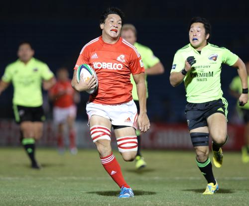 【画像・写真】神鋼　全勝対決制した！９季ぶりサントリー撃破し首位守る