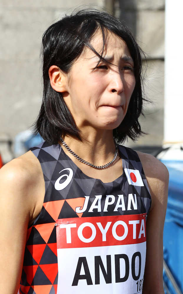 【画像・写真】故障響いた…安藤１７位　ハーフ地点で遅れ「世界との壁感じた」