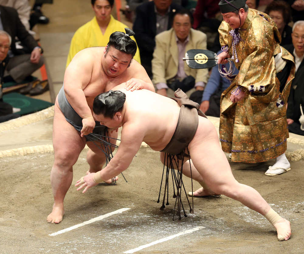 【画像・写真】白鵬まさかの３連敗　玉鷲２敗キープで１４日目にも初Ｖ