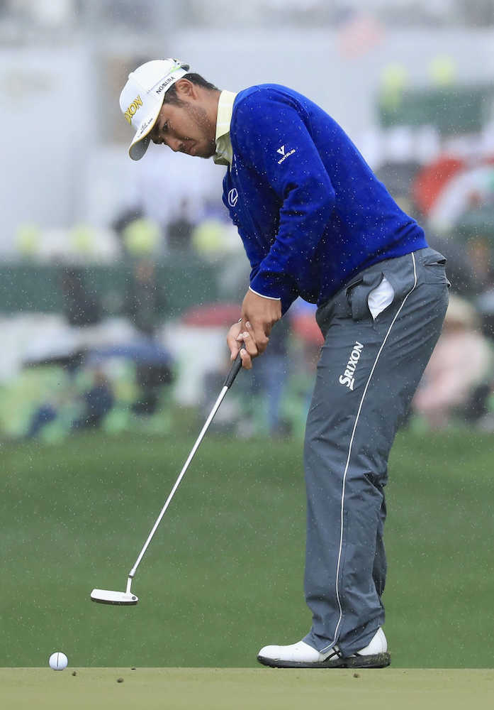 【画像・写真】松山、グリーンに苦戦１５位で終戦　悔しさもありながら前向き