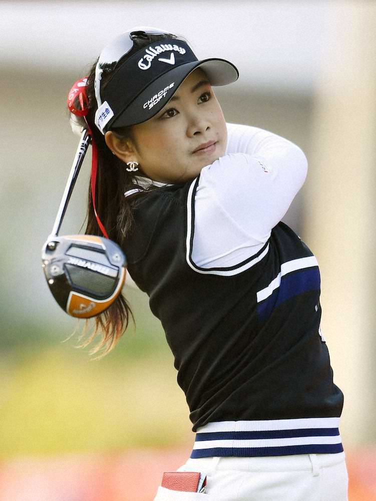【画像・写真】河本結　3差10位　1人プレーに違和感も好発進「とにかく自分のベスト尽くす」