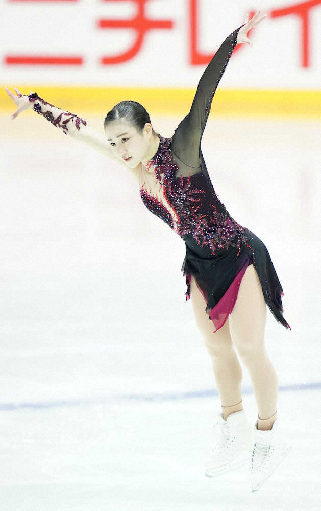 【画像・写真】河辺愛菜、3回転半失敗で63・62点「悔しい気持ちが大きい」