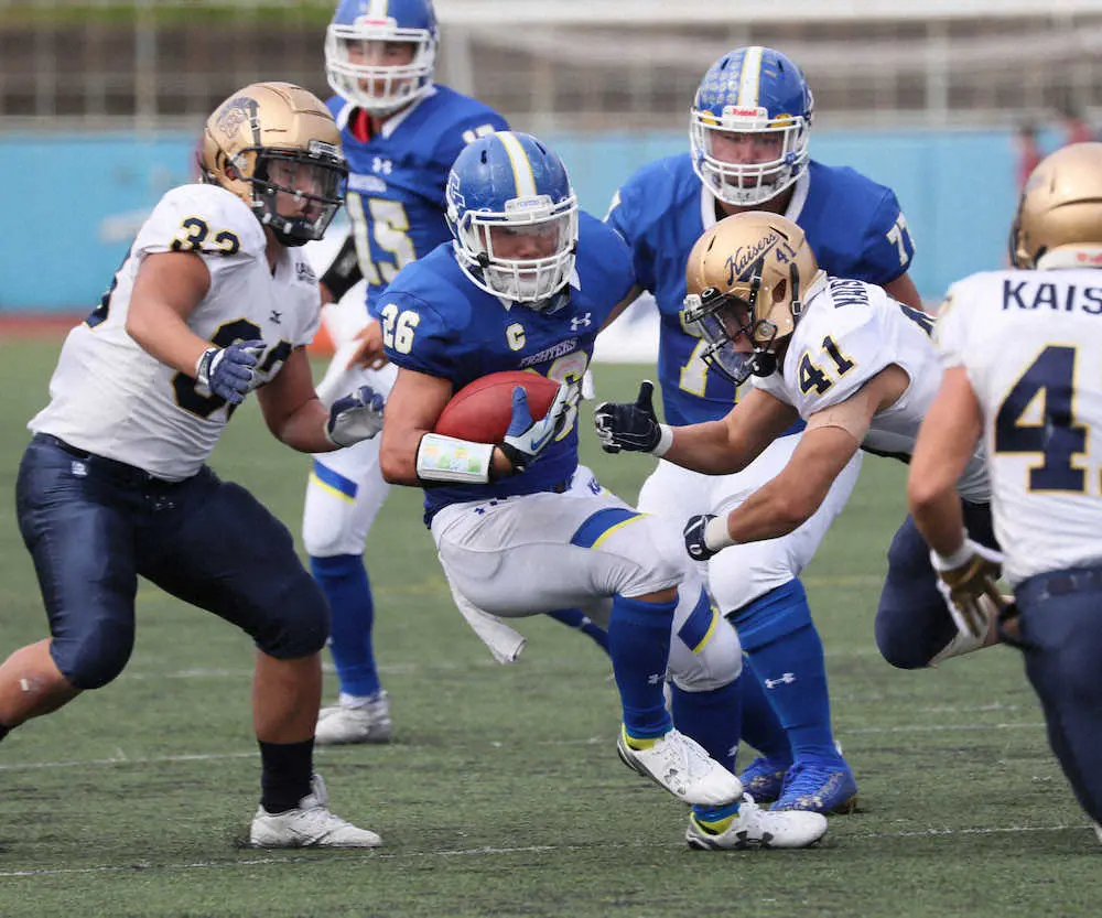 【画像・写真】関西学生アメフト　「優勝決定戦」は、関学大―立命大戦！ともに3戦全勝でブロック1位　来月14日激突