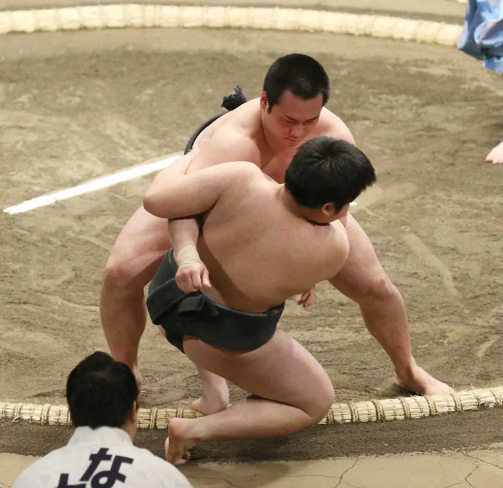 【画像・写真】東大生力士・須山が“初白星”　ど緊張の前相撲　「東大関」へ「始まったなという気持ち」
