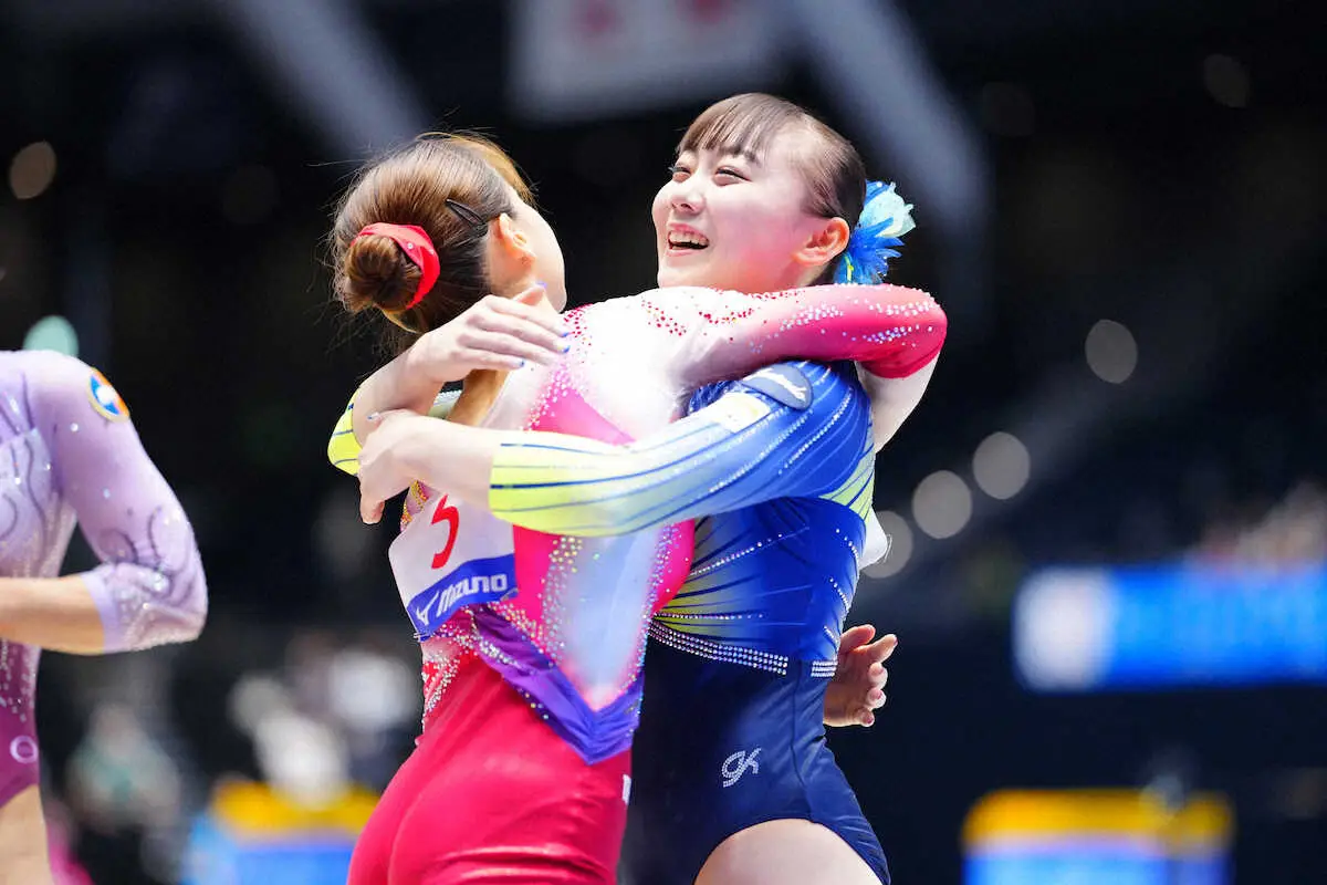 【画像・写真】体操女子新エース・宮田笙子　五輪決め表彰台で夢破れた仲間思い涙　昨年亡くなった恩師を思い、また涙