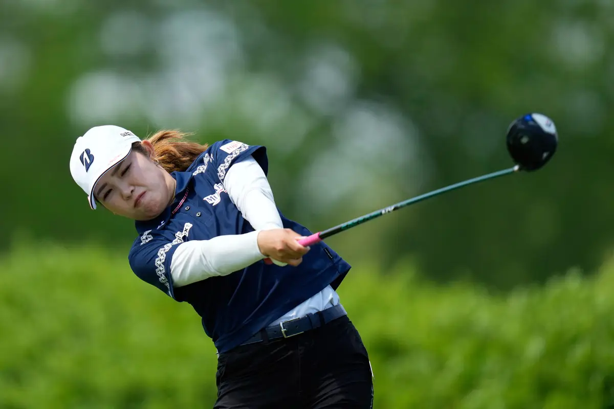 【画像・写真】【エビアン選手権】古江彩佳「リラックスしながらいい流れで」日本勢初のメジャー連覇へ2打差7位発進