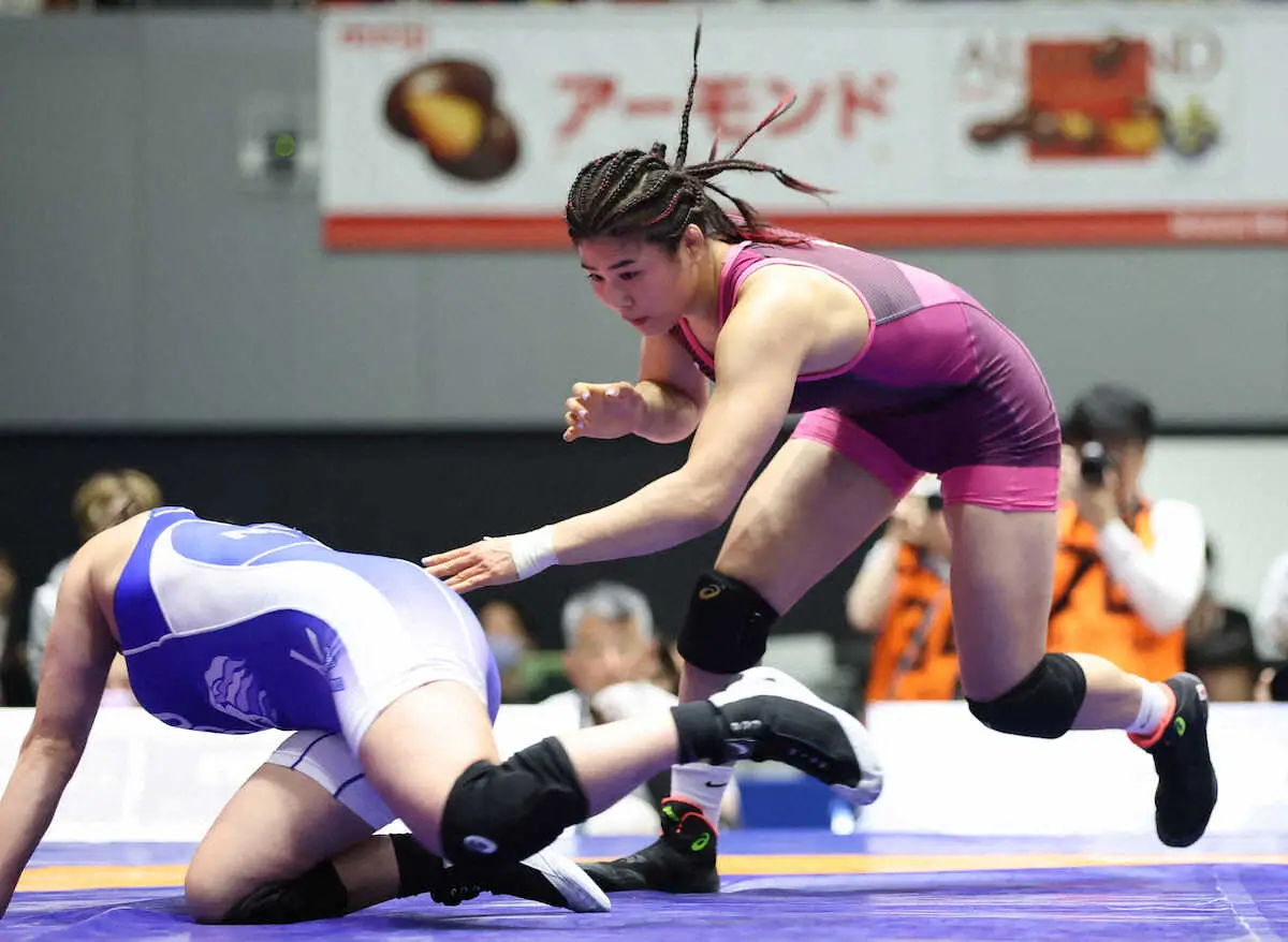 【画像・写真】【レスリング】最激戦区の女子62キロ級は尾崎野乃香が優勝　代表権獲得も視線はあくまで28年ロス五輪
