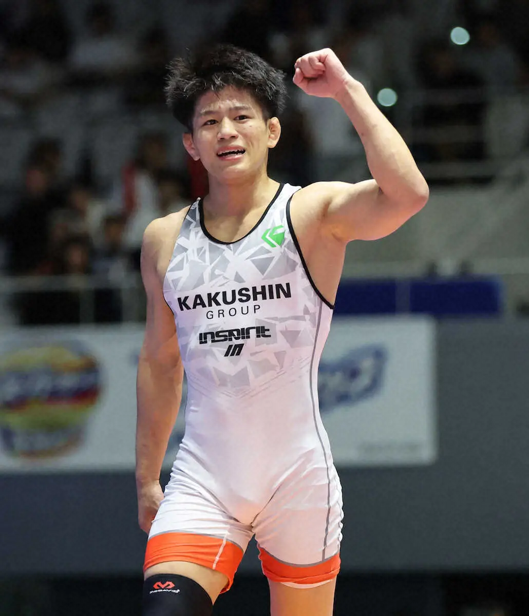 【画像・写真】【レスリング】五輪王者・清岡幸大郎は貫禄勝ちで代表入り「ロス五輪へ良い助走を」妹・もえと初の同時代表