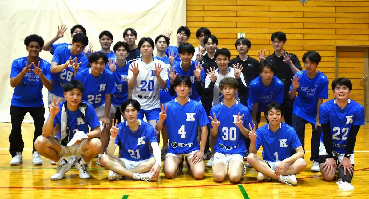 【画像・写真】関西大学バレー　男子は関学大、女子は大阪国際大が入れ替え戦制し1部残留決定