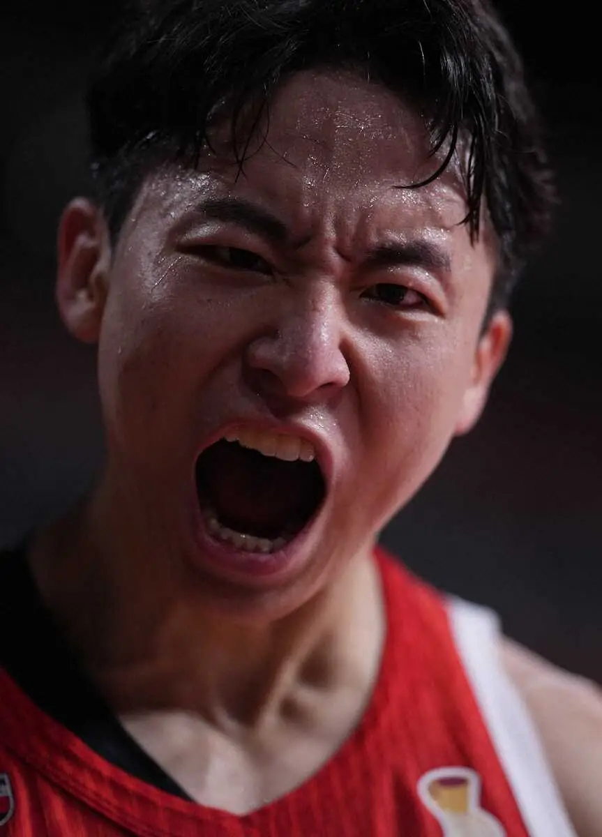 【画像・写真】河村勇輝が大暴れ！4本の3P含むチーム最多24得点6R3Aにファン大歓声　八村塁欠場でも韓国に2連勝